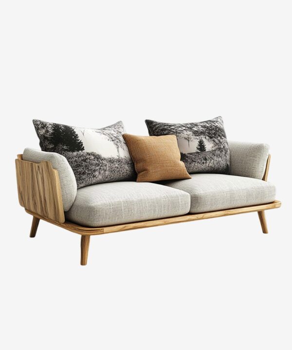 Wooden Frame Sofa Chair